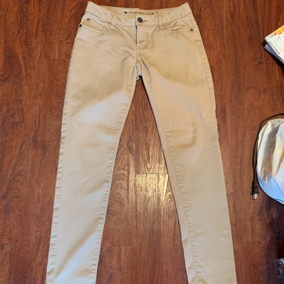 Celebrity Pink Pants - Tan pants from celebrity pink